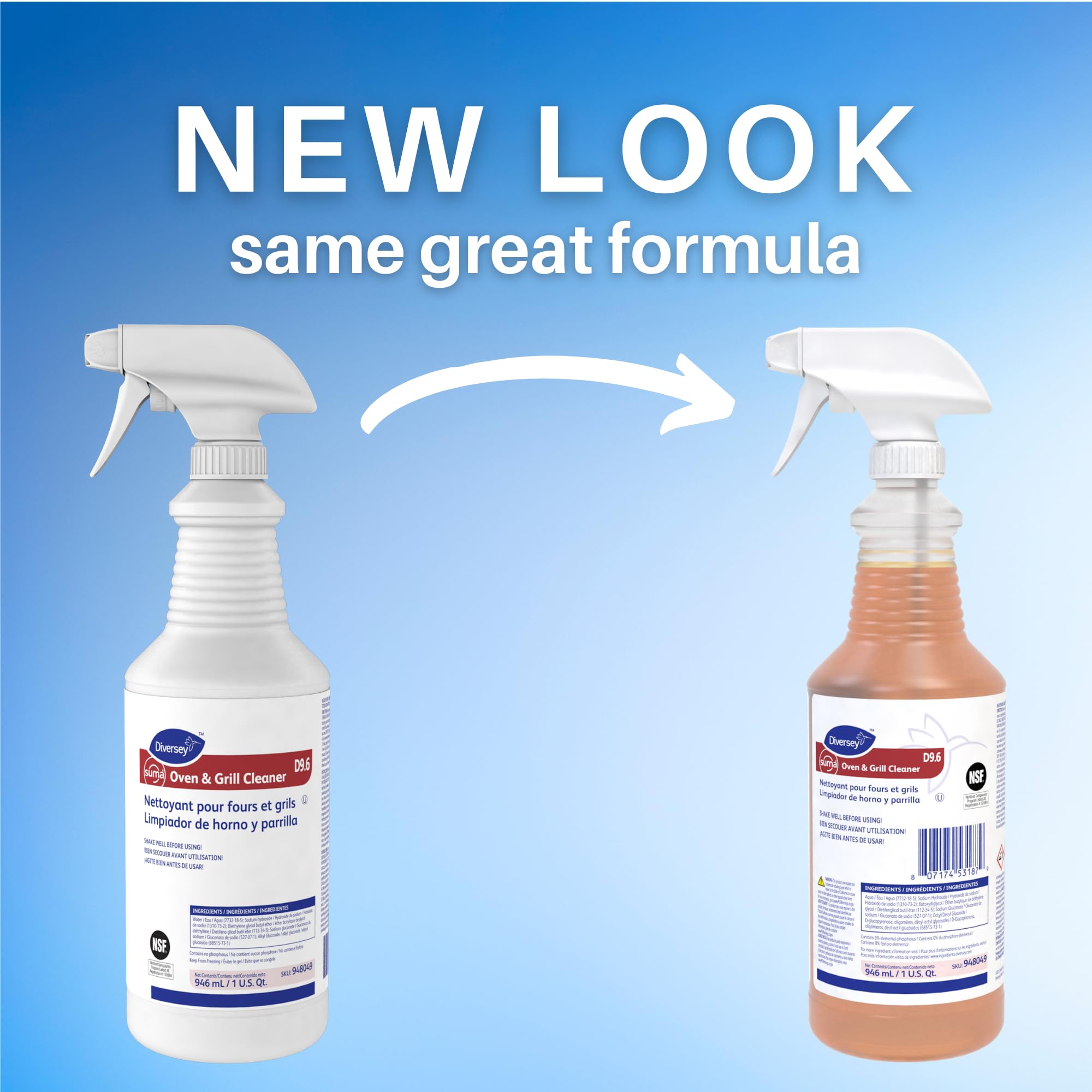 Amazon.com: Diversey 948049 SUMA Oven and Grill Cleaner, Heavy